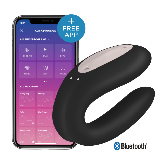 Double Joy by Satisfyer: un juguete para parejas, wearable, con Bluetooth y app gratis para el teléfono.
